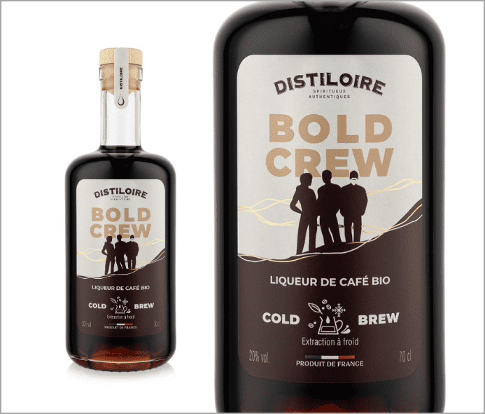 Bouteille Bold Crew, liqueur de café